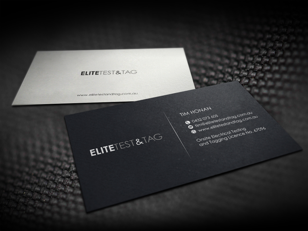 Design de Carte de Visite par logodentity pour Elite Test and Tag | Design #2330000
