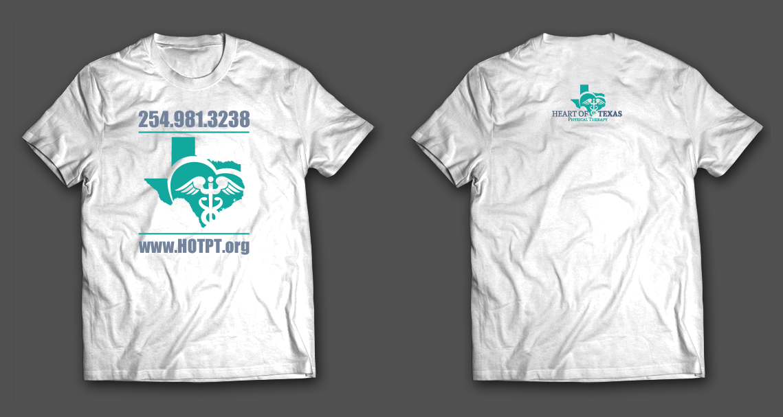 Diseño de Camiseta por chandrayaan.creative para Heart of Texas Physical Therapy | Diseño #11380449