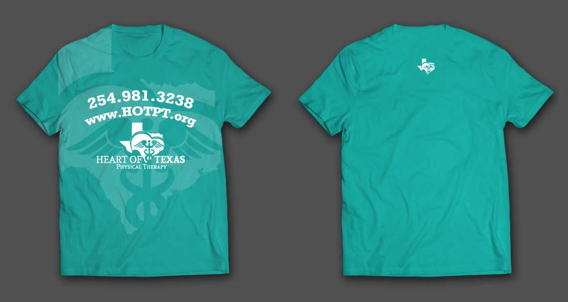 Diseño de Camiseta por chandrayaan.creative para Heart of Texas Physical Therapy | Diseño #11380452