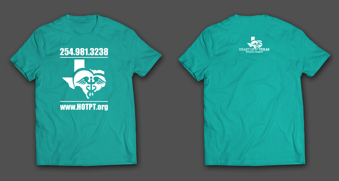 Diseño de Camiseta por chandrayaan.creative para Heart of Texas Physical Therapy | Diseño #11380458