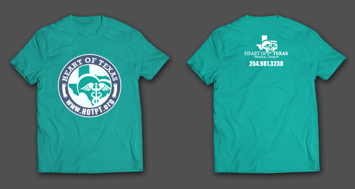 Diseño de Camiseta por chandrayaan.creative para Heart of Texas Physical Therapy | Diseño #11380459