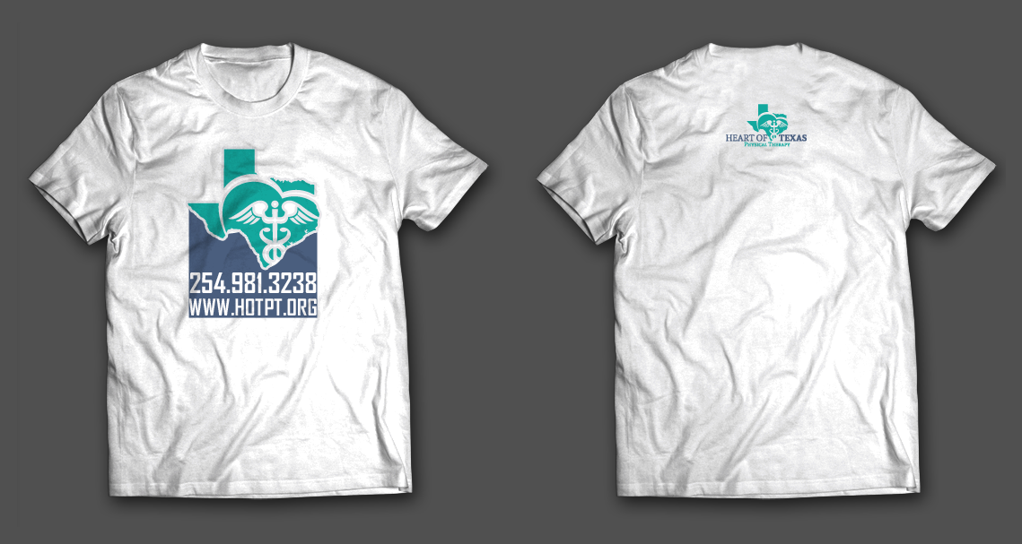Diseño de Camiseta por chandrayaan.creative para Heart of Texas Physical Therapy | Diseño #11380460