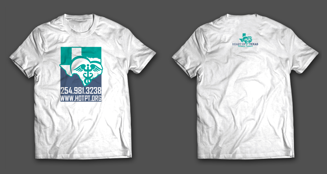 T-shirt Design by chandrayaan.creative for Heart of Texas Physical Therapy | Design #11380461
