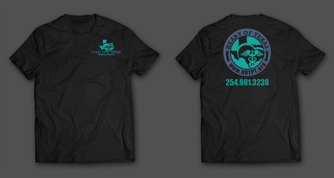 Diseño de Camiseta por chandrayaan.creative para Heart of Texas Physical Therapy | Diseño #11400561