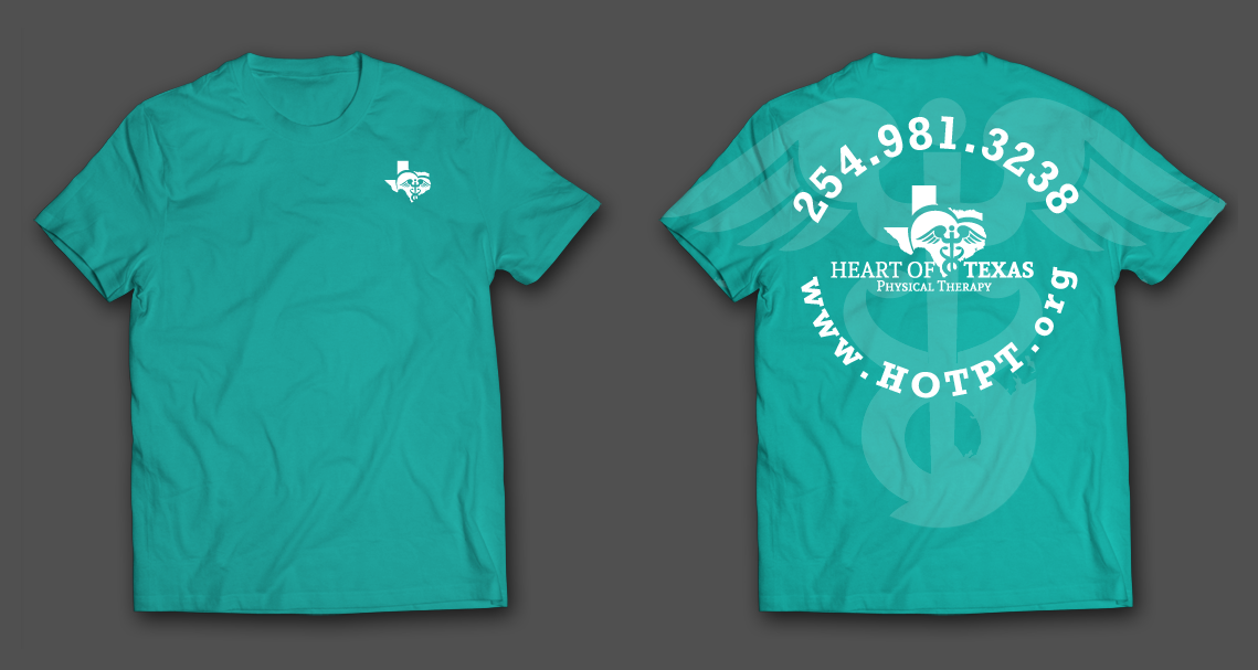 T-shirt Design by chandrayaan.creative for Heart of Texas Physical Therapy | Design #11400573