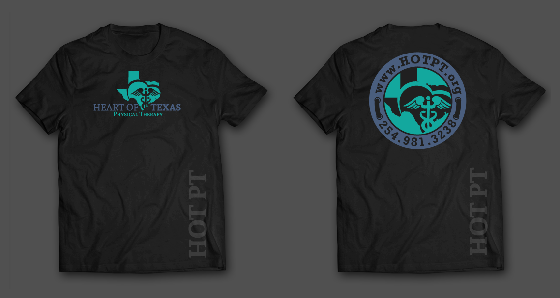 Diseño de Camiseta por chandrayaan.creative para Heart of Texas Physical Therapy | Diseño #11400574