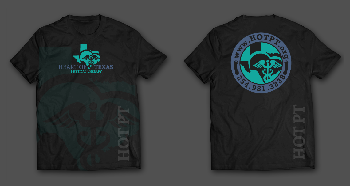 T-shirt Design by chandrayaan.creative for Heart of Texas Physical Therapy | Design #11407343