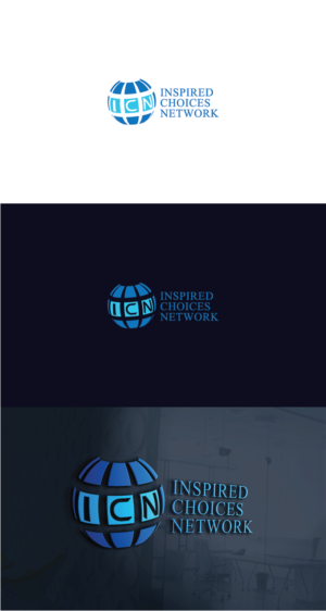 ICN   with Inspired Choices Network to the right side | Logo Design by eko07