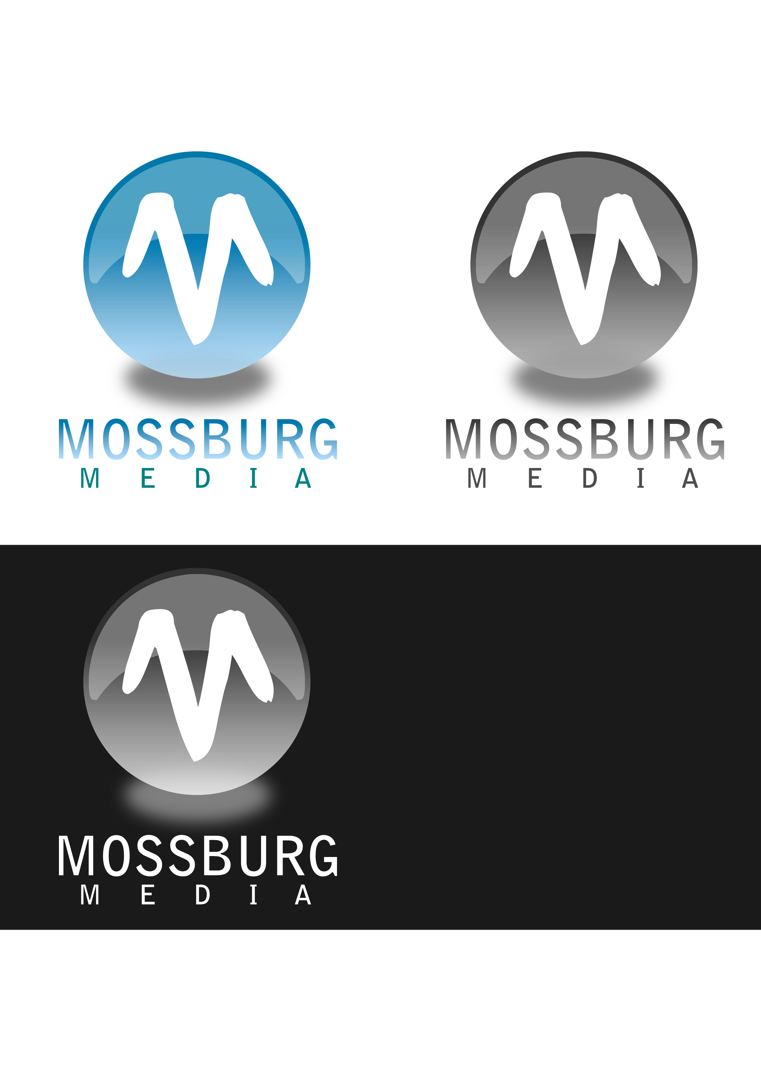Logo-Design von Electric Sparrow für Mossburg Media | Design #24165