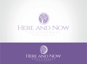 Logo Design by nikkiblue for Here and Now Yoga Therapy | Design: #11414586