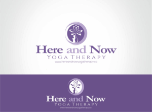 Logo Design by nikkiblue for Here and Now Yoga Therapy | Design: #11416012