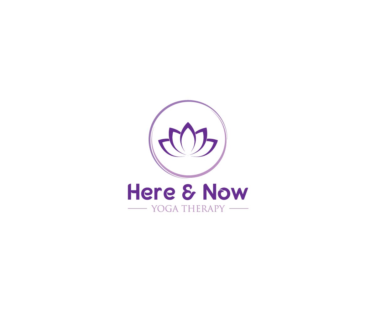 Logo Design by jhunzkie24 for Here and Now Yoga Therapy | Design #11382524