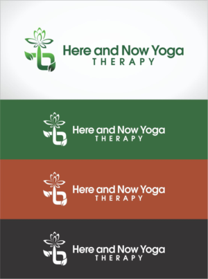 Logo Design by DG for Here and Now Yoga Therapy | Design: #11393534