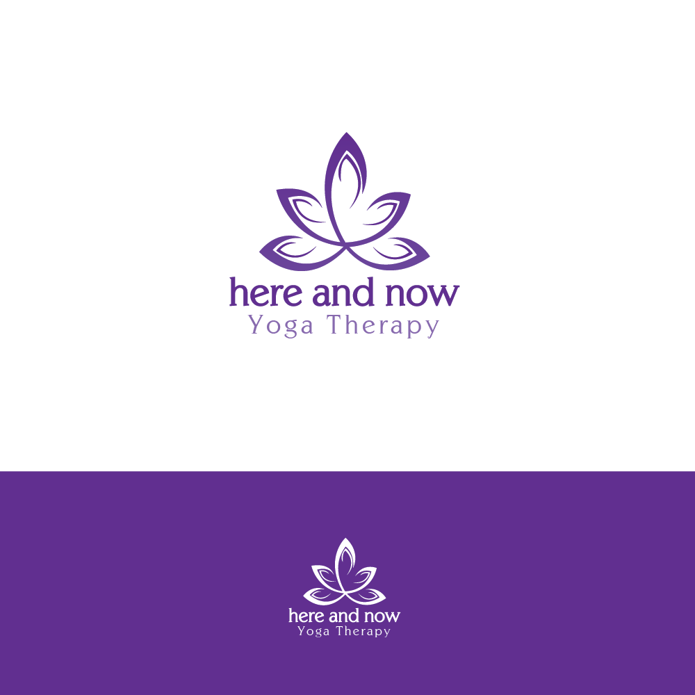 Logo Design by TB Designs for Here and Now Yoga Therapy | Design #11382737