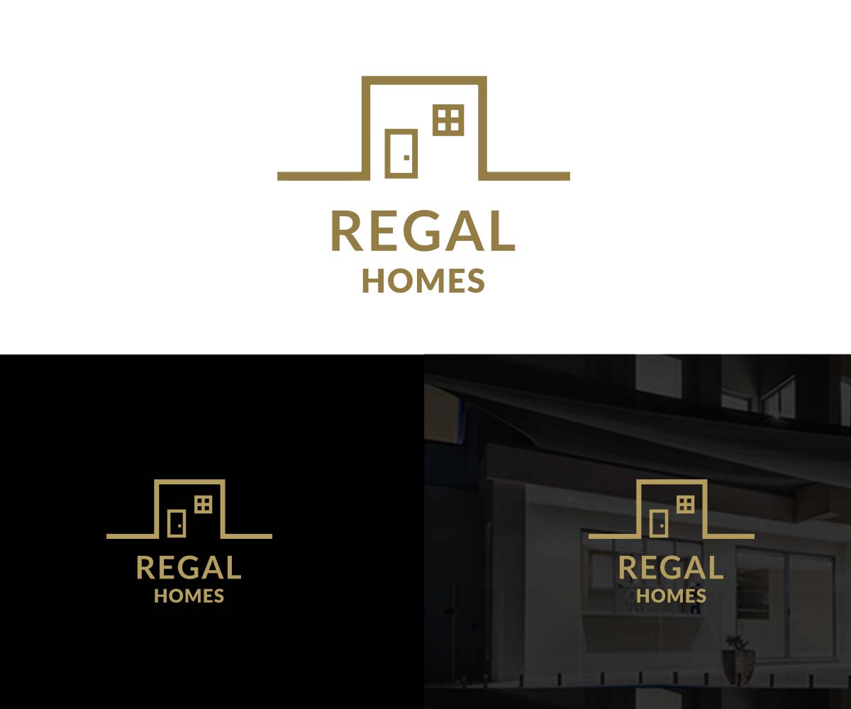 Logo Design by yookey for REGAL HOMES | Design #11427284