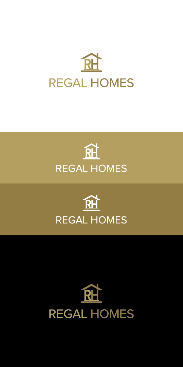 Logo Design by Markelof for REGAL HOMES | Design #11453196