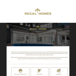 Regal Homes | Logo Design by tavi