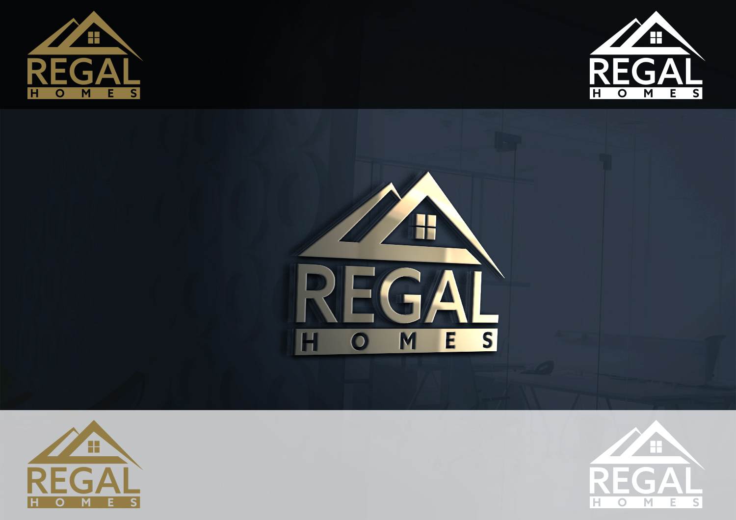 Logo Design by maria-kaz for REGAL HOMES | Design #11438158