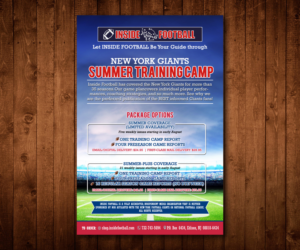 Diseño de Postal por Designers Hub para Inside Football LLC | Diseño: #11386348