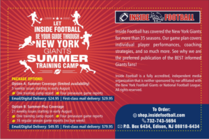 Postkarten-Design von Savitra für Inside Football LLC | Design: #11396489