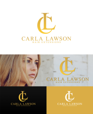 Carla Lawson Hair Extensions. www.carlalawson.com | Logo Design by Professor P