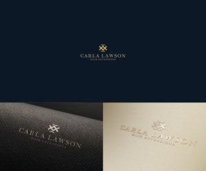 Carla Lawson Hair Extensions. www.carlalawson.com | Design de Logo par Vetroff
