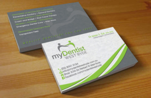 Business Card Design by Hardcore Design for myDentist West Ryde | Design: #11446588