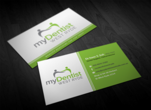 Visitenkarten-Design von Pointless Pixels India für myDentist West Ryde | Design: #11392698