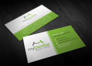 Visitenkarten-Design von Pointless Pixels India für myDentist West Ryde | Design: #11392707