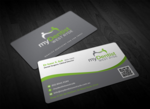 Visitenkarten-Design von Pointless Pixels India für myDentist West Ryde | Design: #11396607