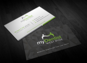 Visitenkarten-Design von Pointless Pixels India für myDentist West Ryde | Design: #11403669