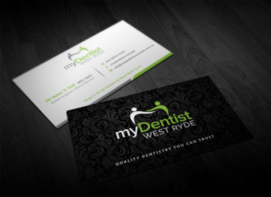 Visitenkarten-Design von Pointless Pixels India für myDentist West Ryde | Design: #11476680
