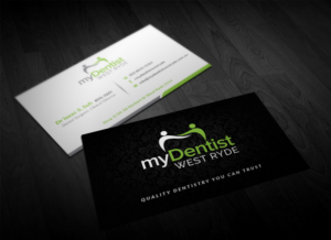 Visitenkarten-Design von Pointless Pixels India für myDentist West Ryde | Design: #11476681
