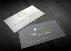 Visitenkarten-Design von Pointless Pixels India für myDentist West Ryde | Design: #11477081