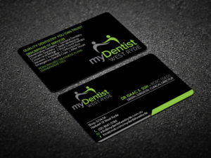 Business Card Design by Verified artistry (Design garden) for myDentist West Ryde | Design: #11394669