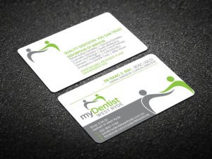 Business Card Design by Verified artistry (Design garden) for myDentist West Ryde | Design: #11394671