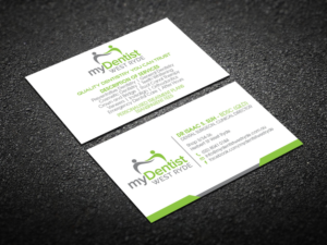 Business Card Design by Verified artistry (Design garden) for myDentist West Ryde | Design: #11394683