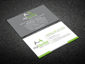 Business Card Design by Verified artistry (Design garden) for myDentist West Ryde | Design: #11394684