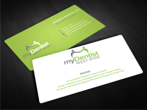 Business Card Design by EWS Webs for myDentist West Ryde | Design #11398811
