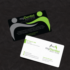 Business Card Design by Grafactory for myDentist West Ryde | Design: #11393361