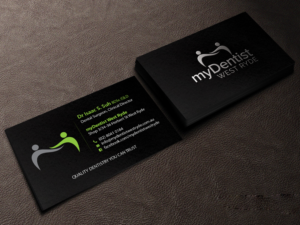 Business Card Design by Creations Box 2015 for myDentist West Ryde | Design: #11396020