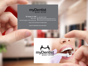 Business Card Design by Creations Box 2015 for myDentist West Ryde | Design: #11396027