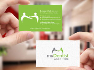 Business Card Design by Creations Box 2015 for myDentist West Ryde | Design: #11396028