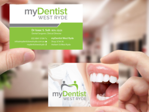 Business Card Design by Creations Box 2015 for myDentist West Ryde | Design: #11396031
