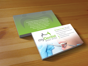 Business Card Design by Creations Box 2015 for myDentist West Ryde | Design: #11396034