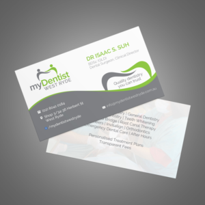 Visitenkarten-Design von Shradha für myDentist West Ryde | Design: #11388543