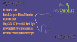 Visitenkarten-Design von Idris ElSenussi für myDentist West Ryde | Design: #11385889