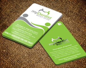 Business Card Design by chandrayaan.creative for myDentist West Ryde | Design: #11390358