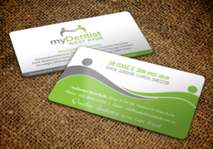 Business Card Design by chandrayaan.creative for myDentist West Ryde | Design: #11390361