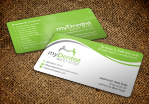Business Card Design by chandrayaan.creative for myDentist West Ryde | Design: #11390363